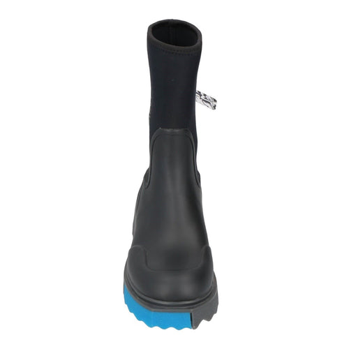 Off-White New Rubber Neoprene Boot Black 36